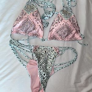 Agua bendita bikini with matching sarong